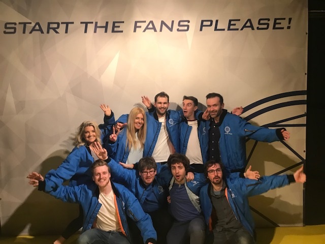 CSI Media Team at the Crystal Maze Experience in Manchester