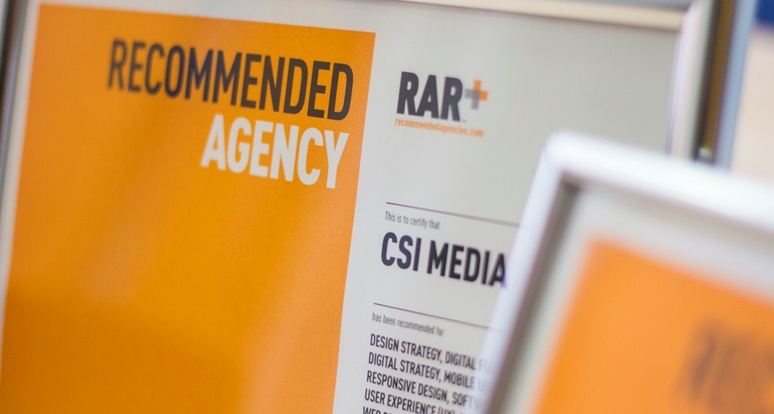 Un certificat du registre des agences recommandées reconnaissant les services de haute qualité de CSI Media