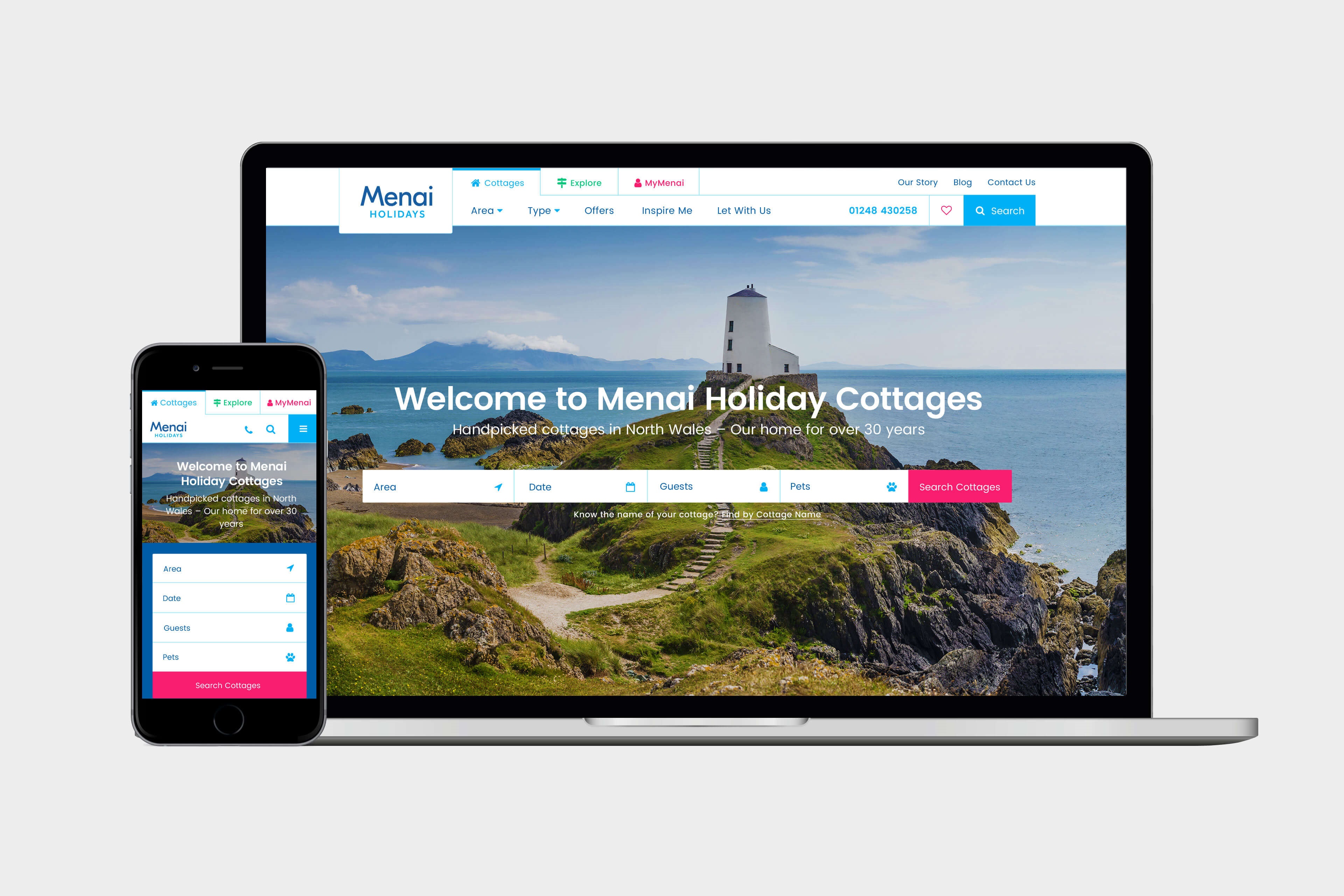 Menai Holidays Travel Website Design and Development Umbraco