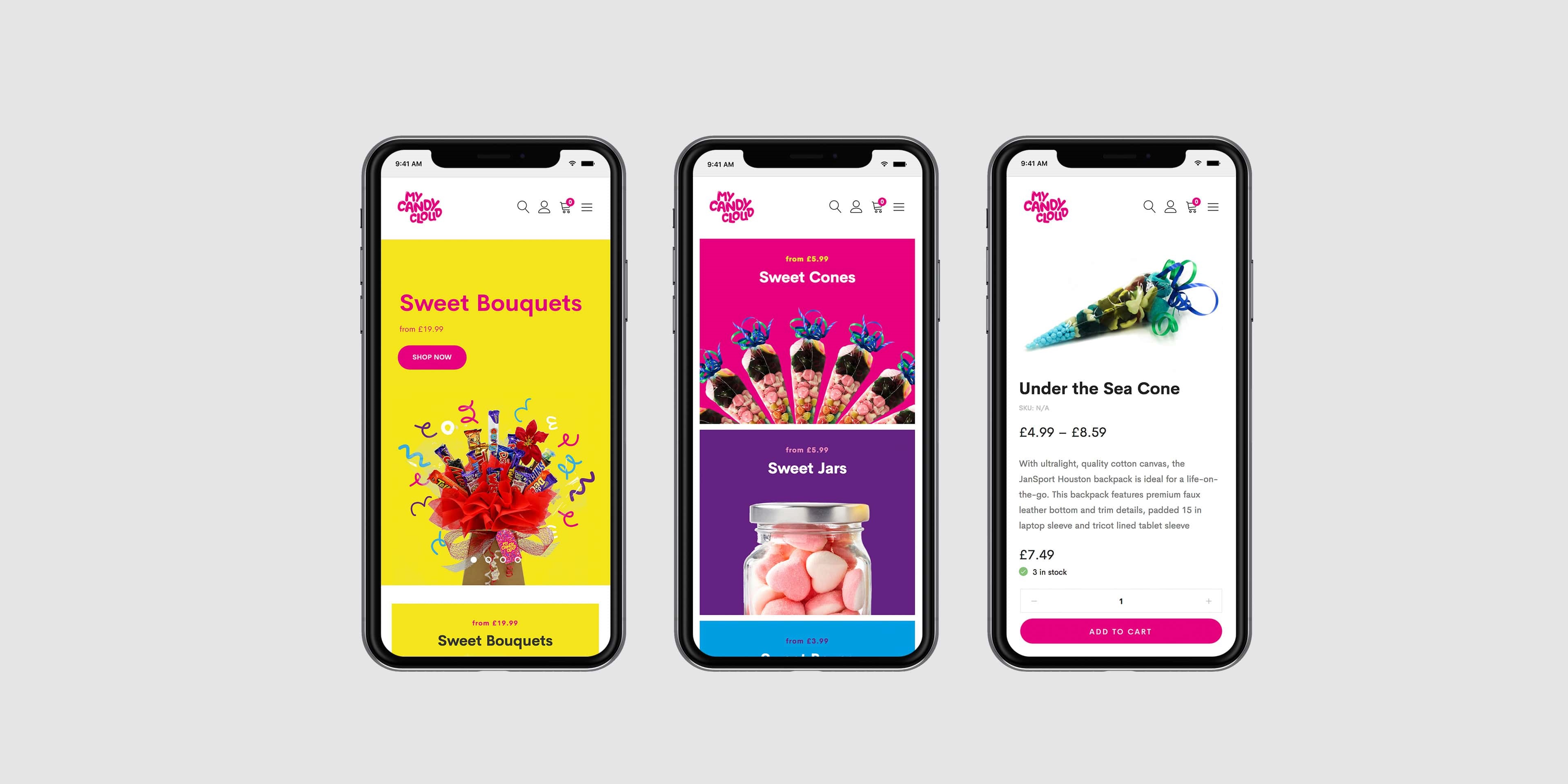 My Candy Cloud Branding & site CSI Media