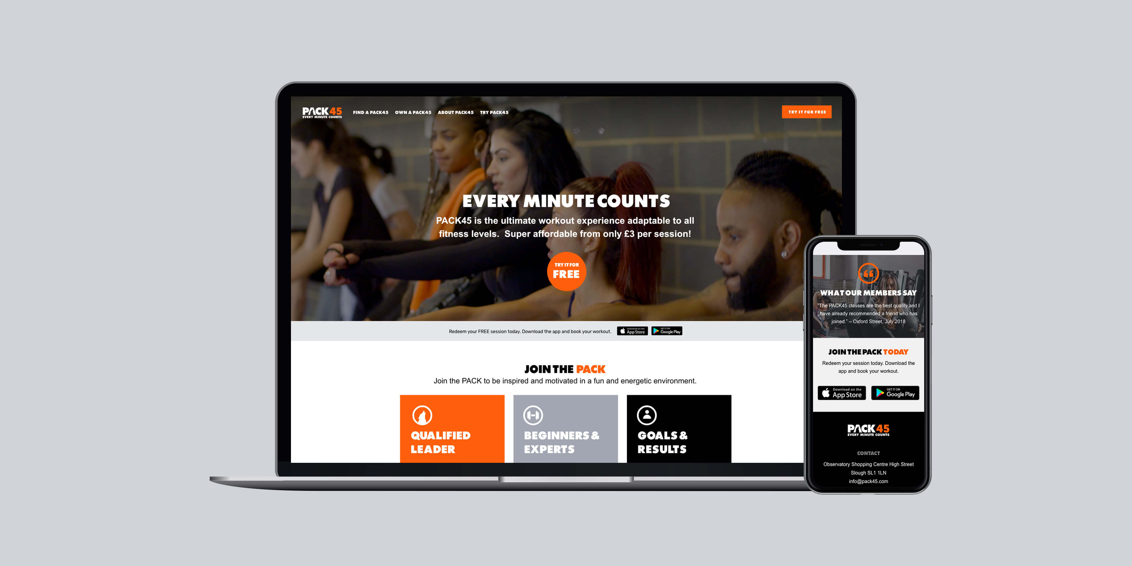 Pack45 Umbraco Website Development by CSI Media in Cheshire