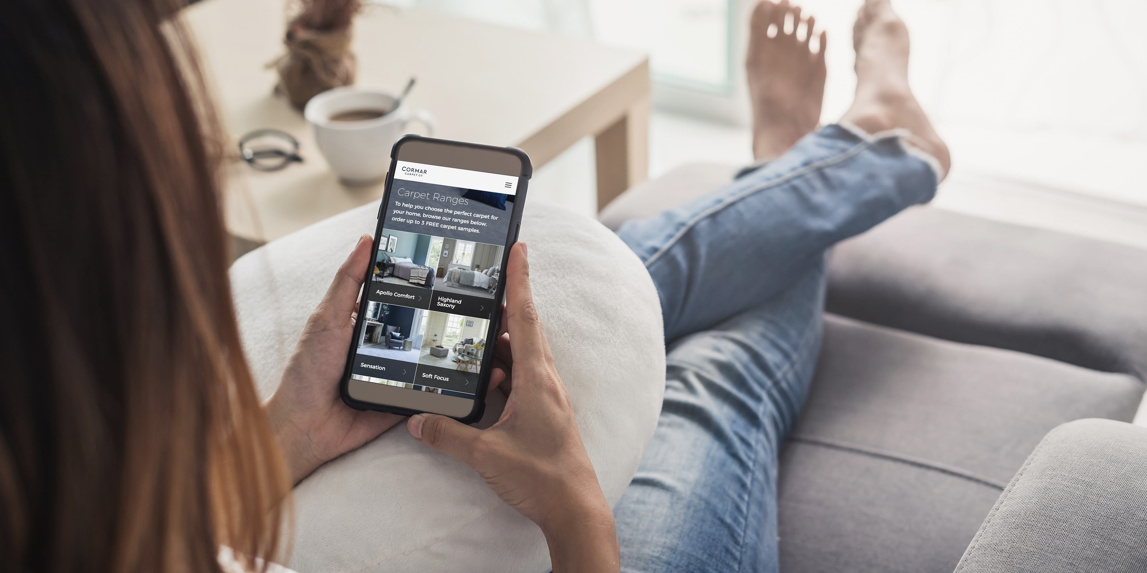 Cormar Carpet Company Web Design by CSI Media in Cheshire