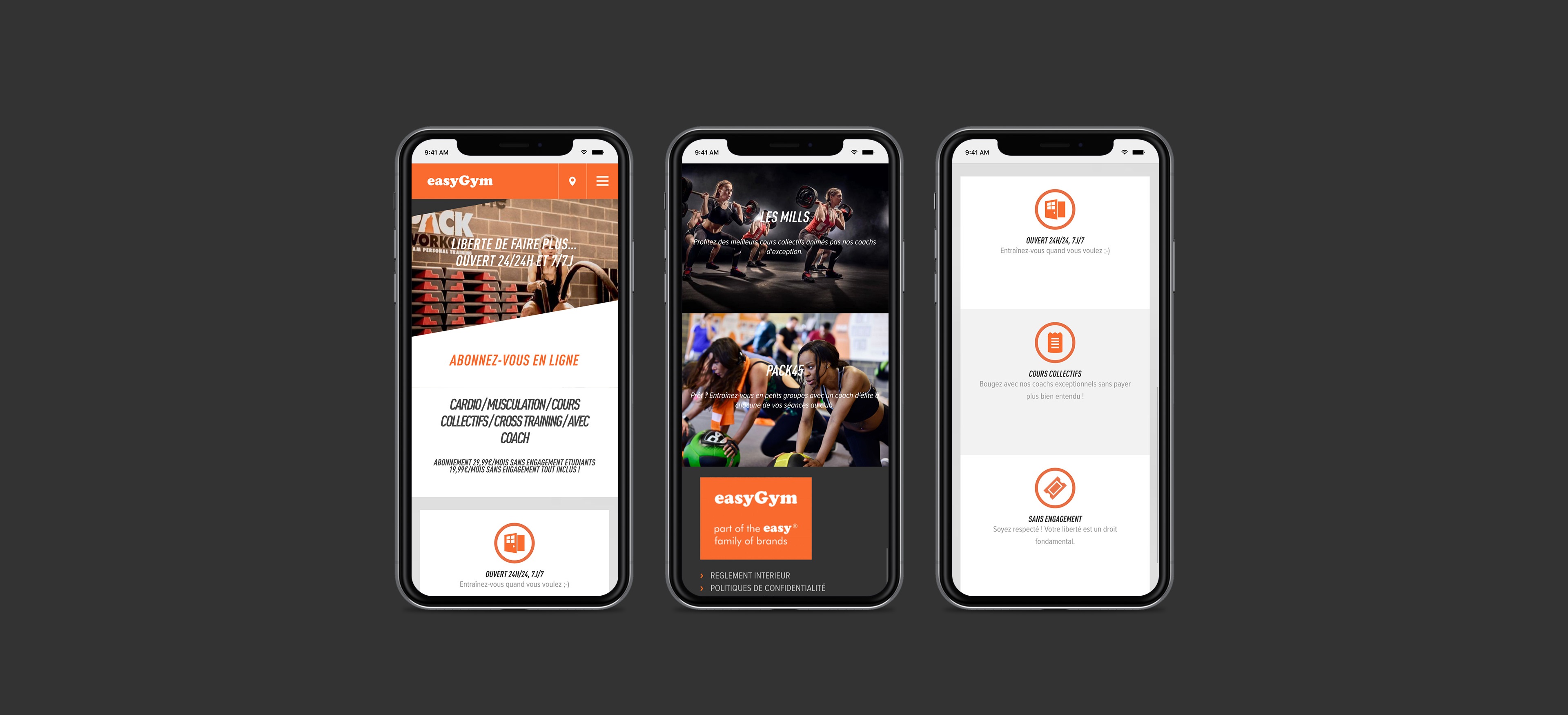 Umbraco Website Development Project for easyGym