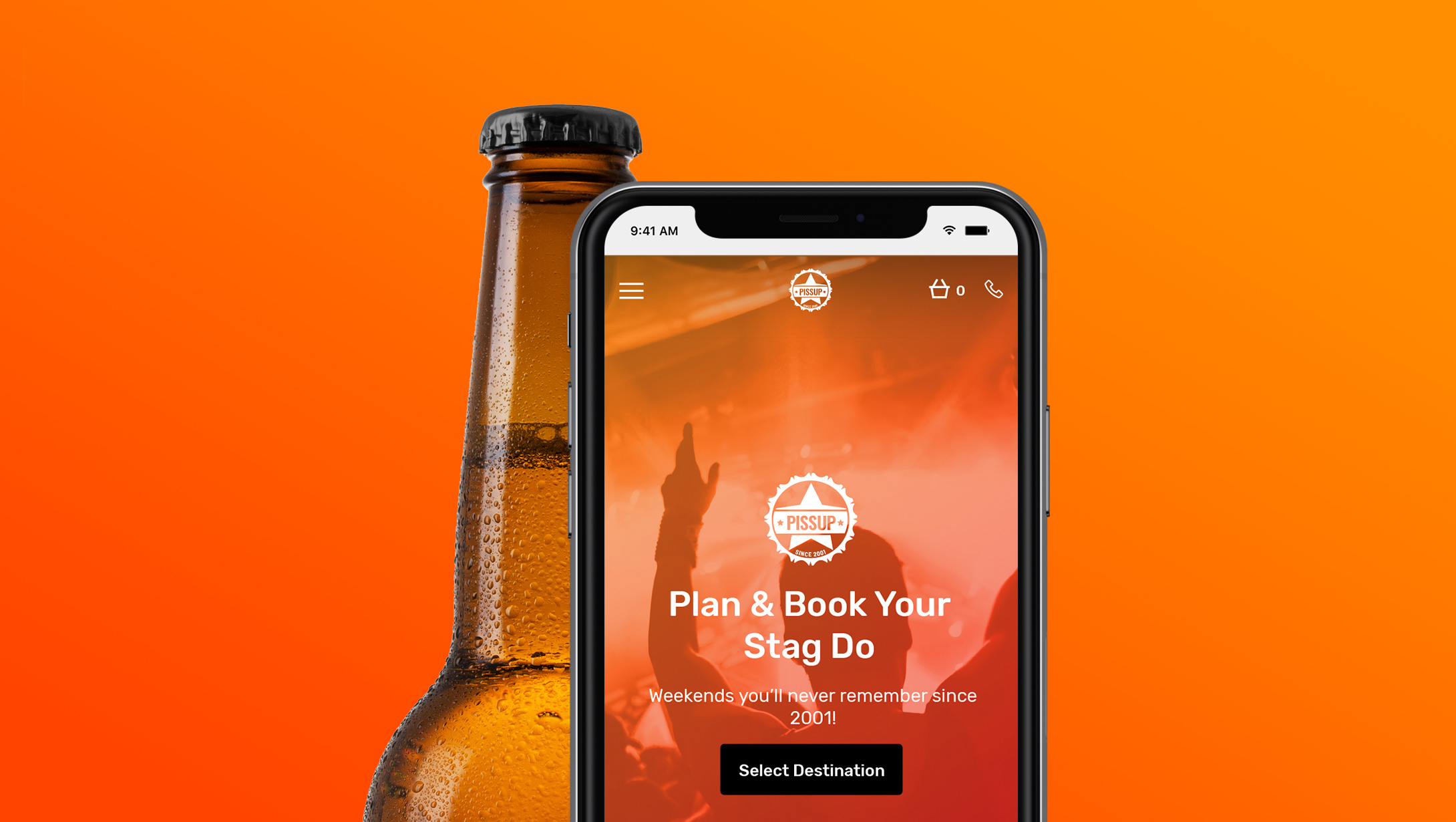 Pissup Tours Website Design