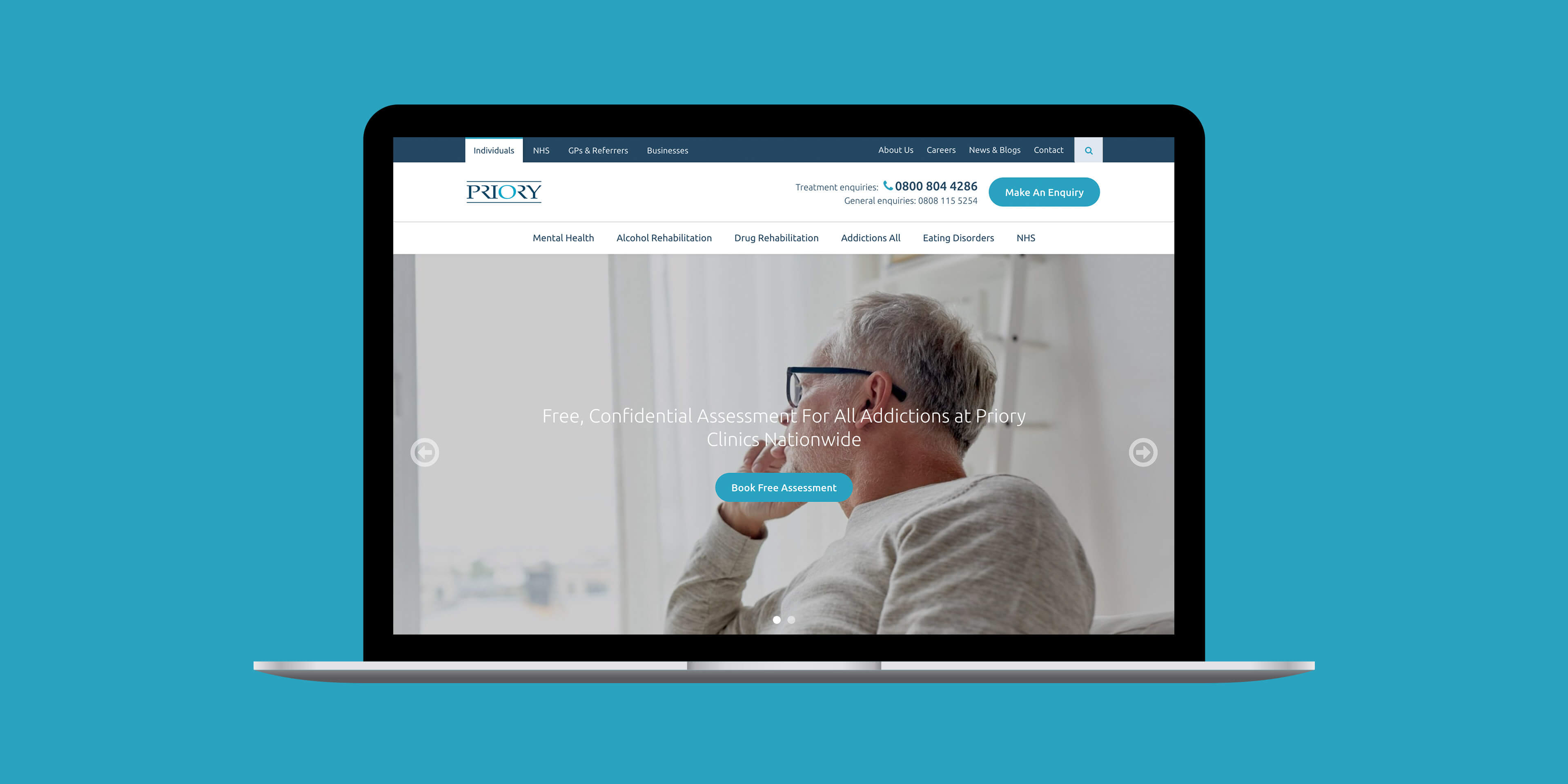 The Priory Group Umbraco Website Design