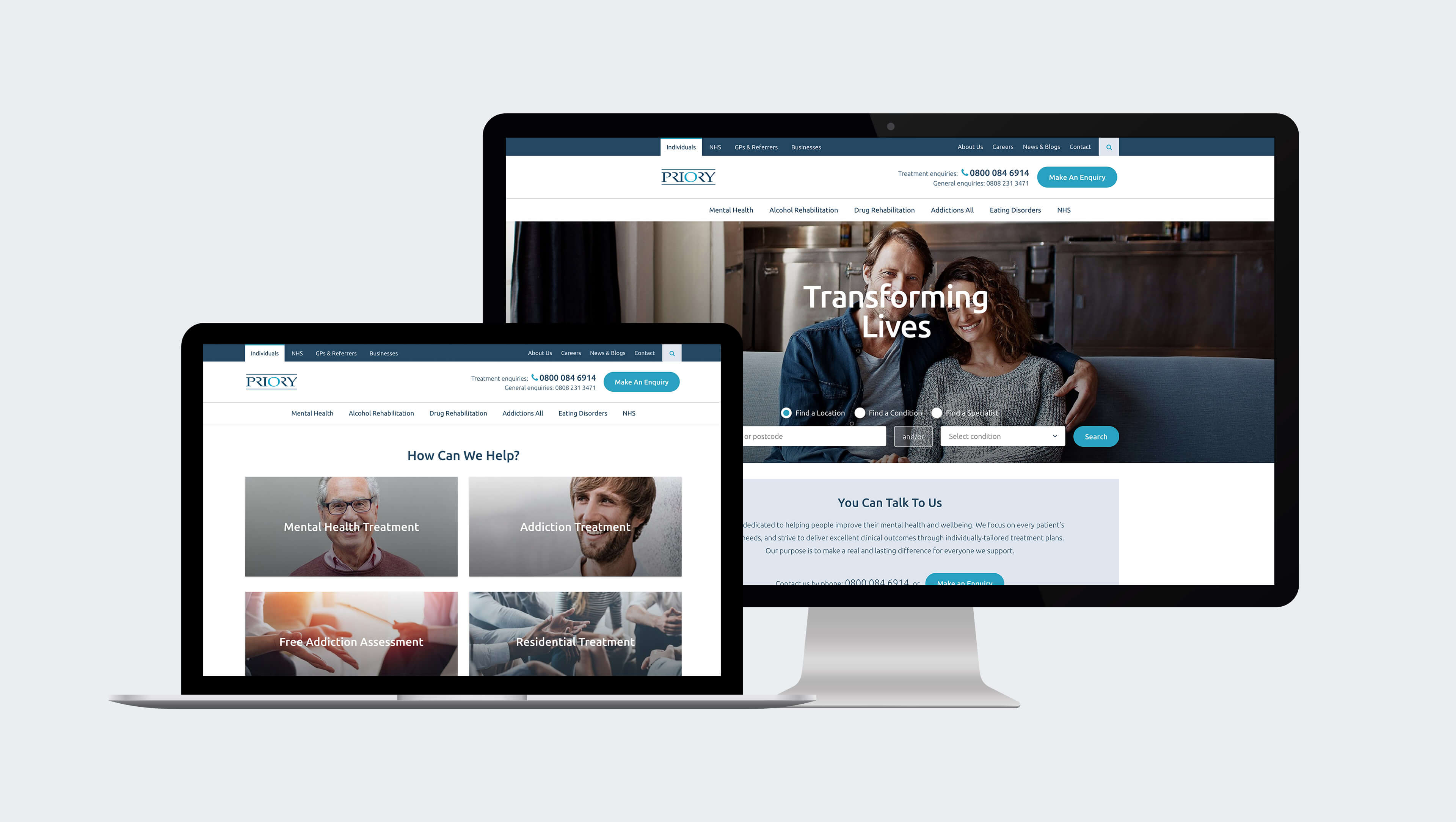 The Priory Group Umbraco Website by CSI Media Cheshire