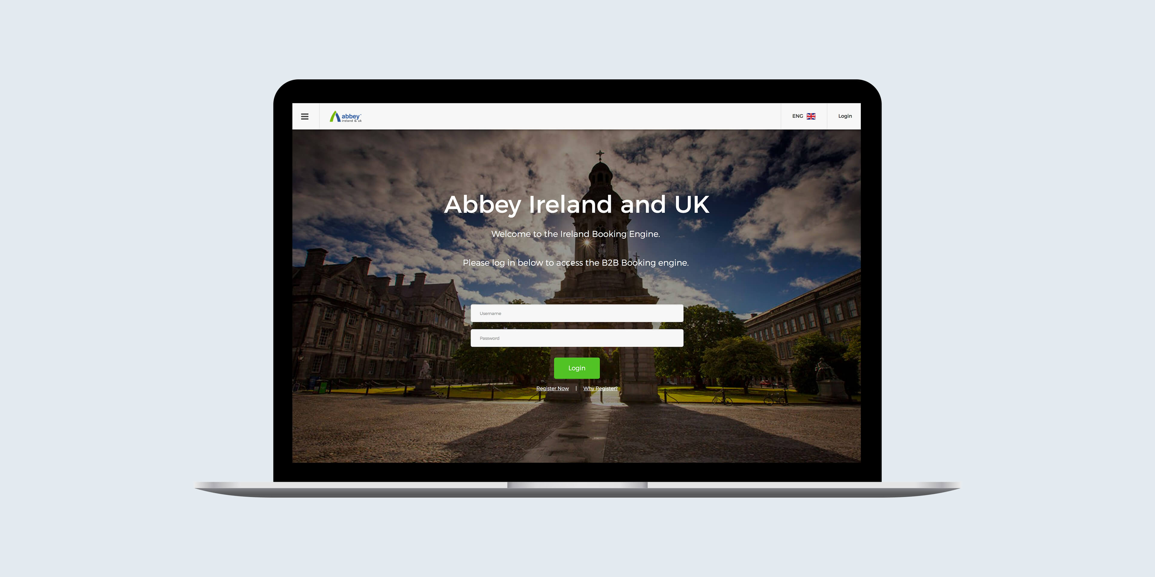Abbey Ireland & UK Travel Booking System