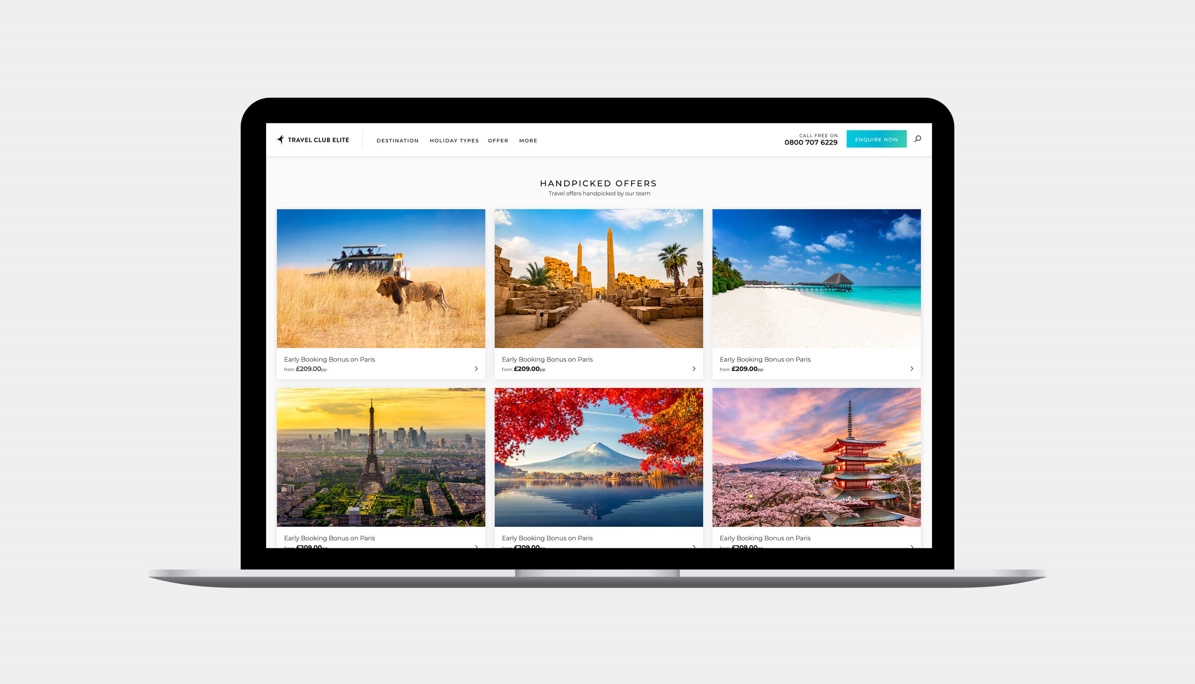 Travel Web Design and Development