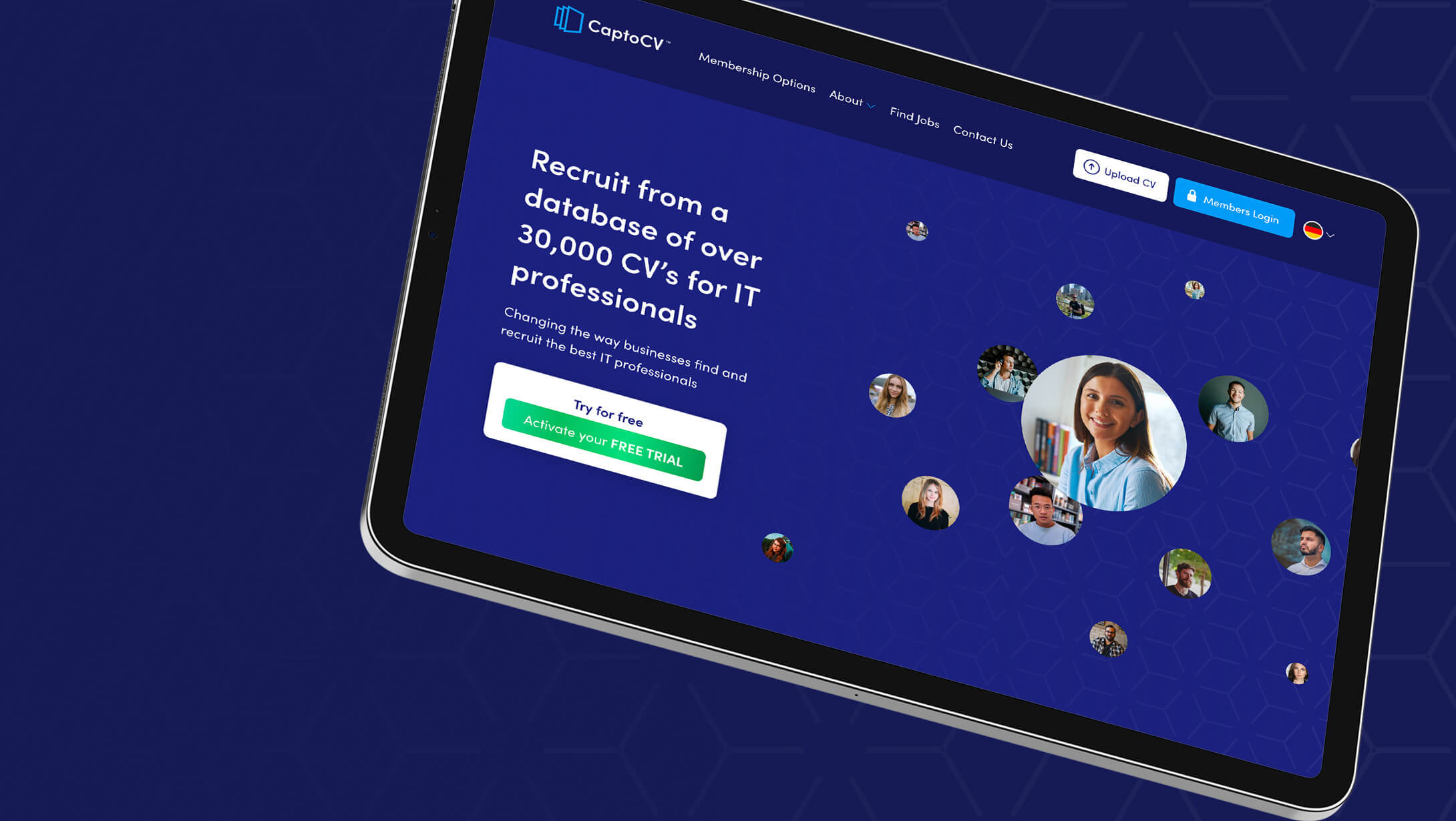 CaptoCV Web Portal Project