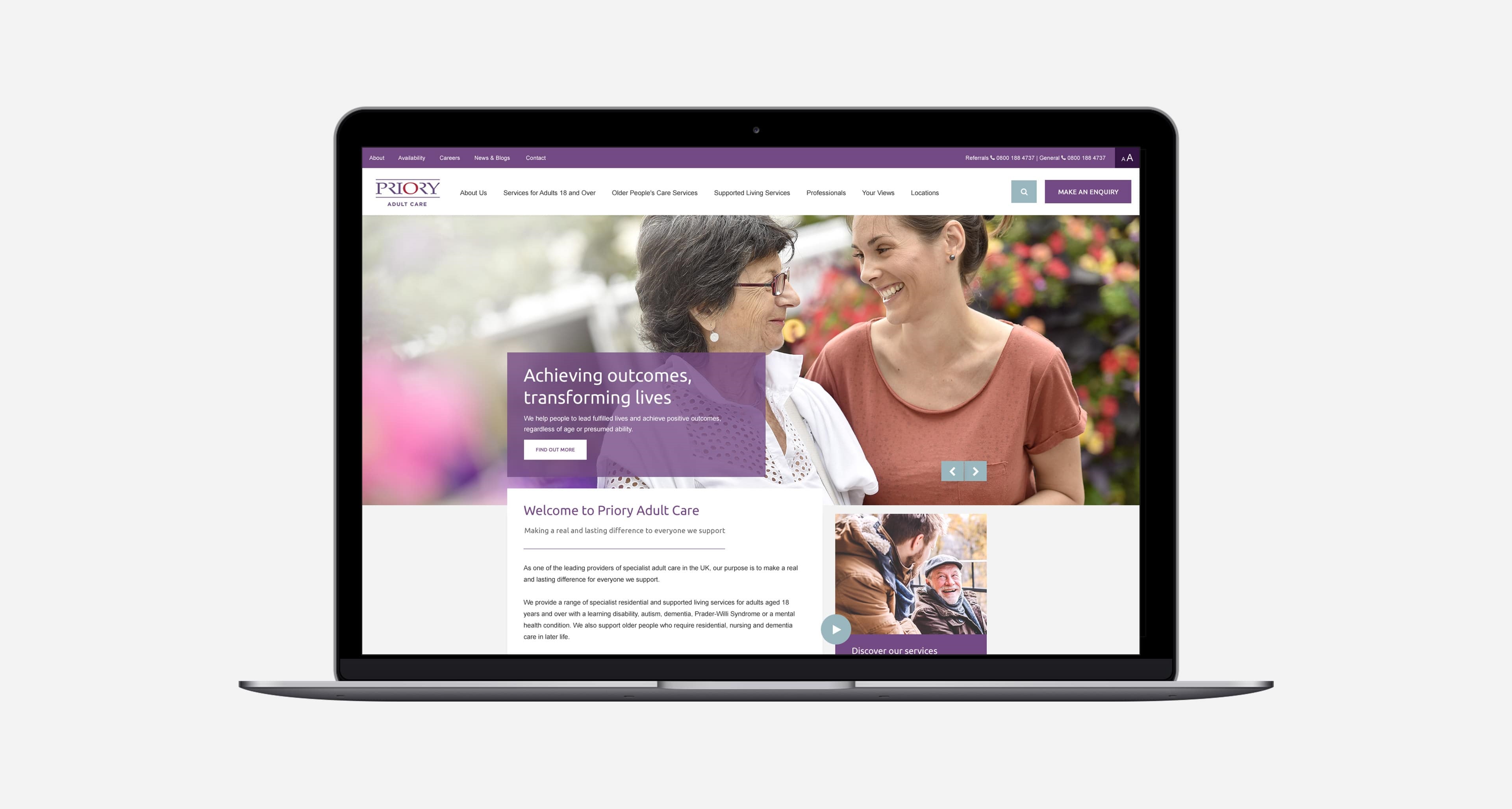 Healthcare Website Development