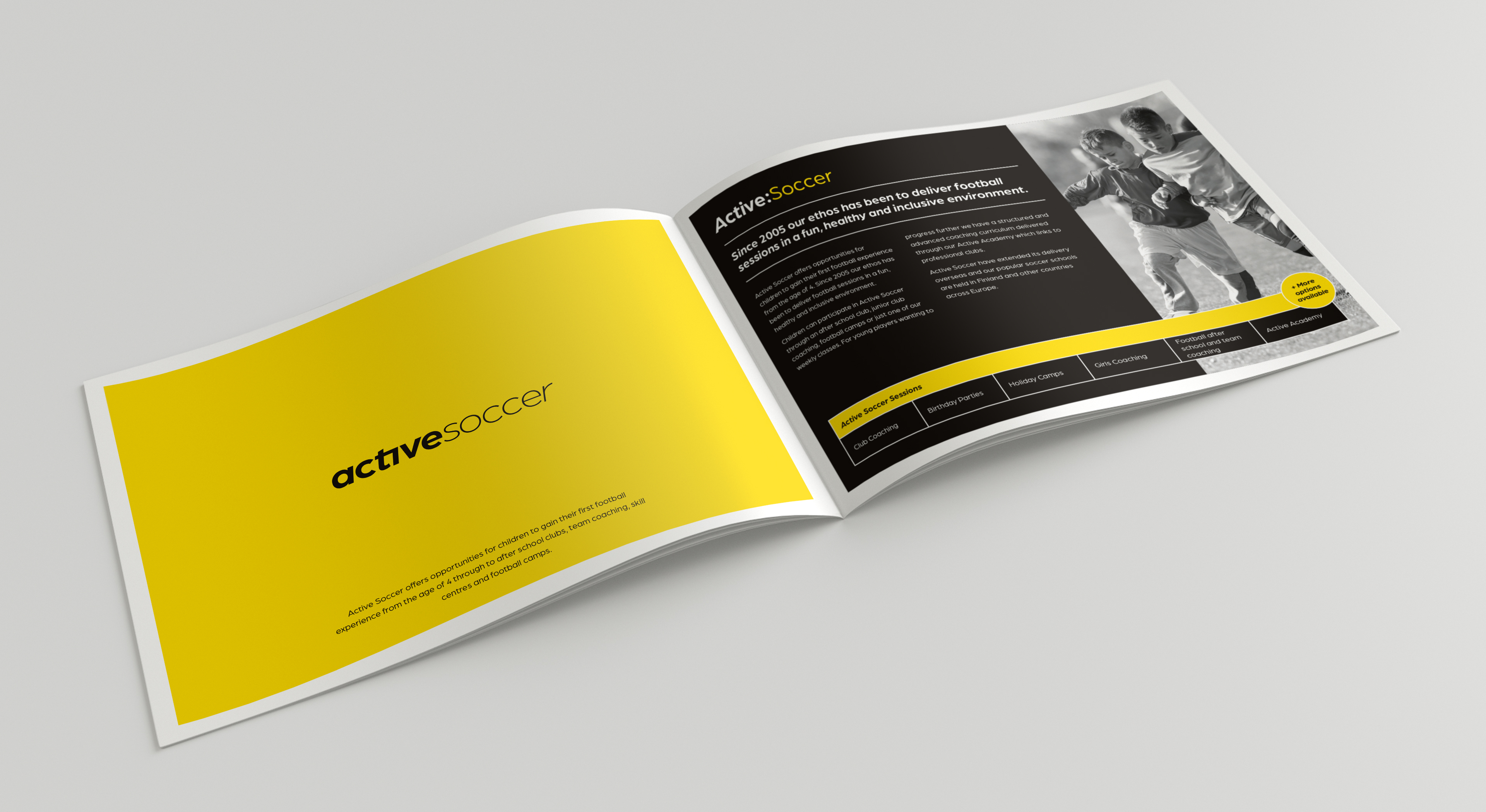 Brochure Design for Sport Company