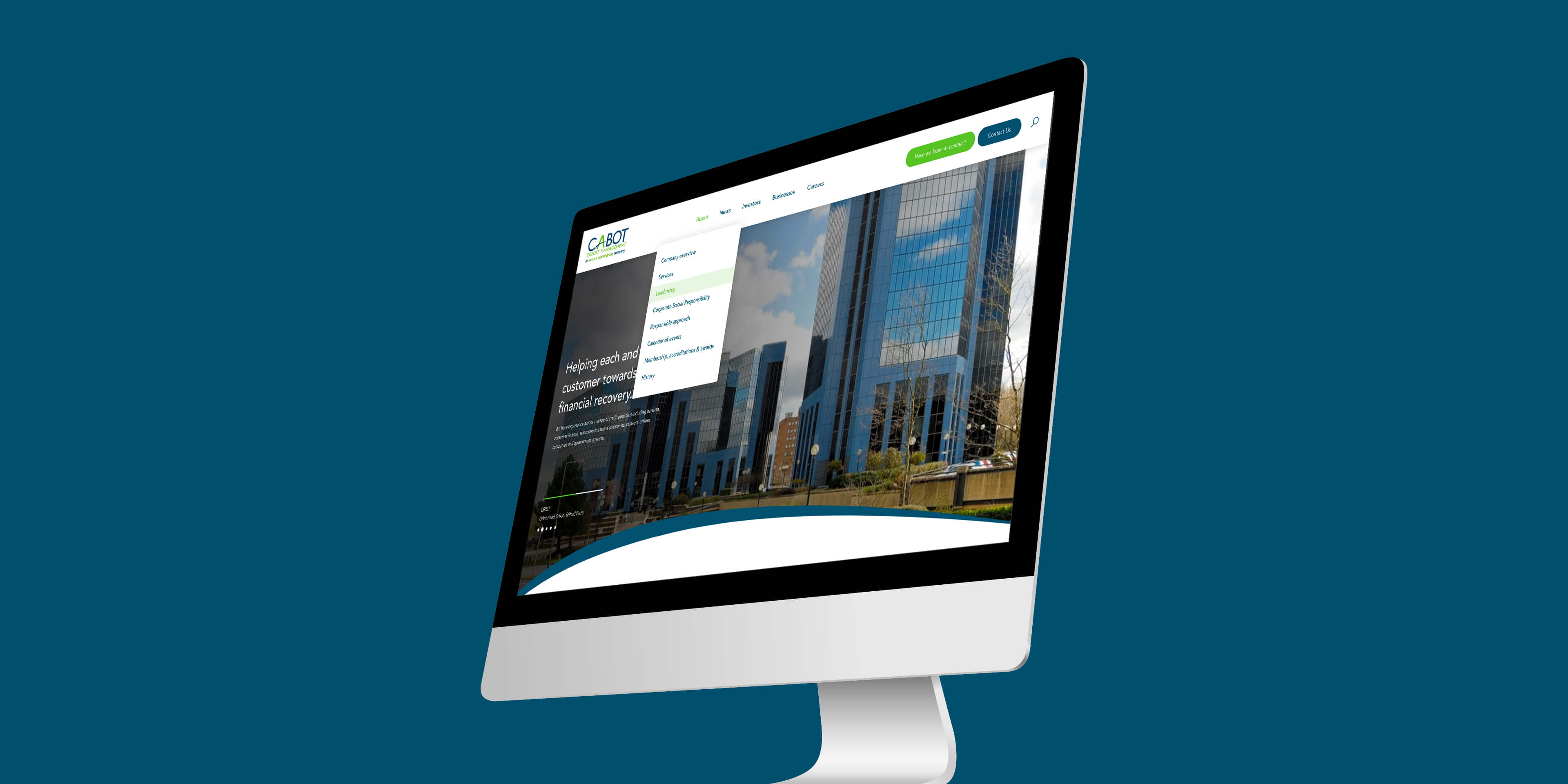 Cabot Credit Management Umbraco Website