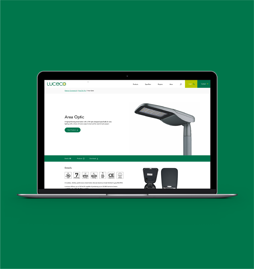 Umbraco Website Project Built for Luceco by an Umbraco Development Agency