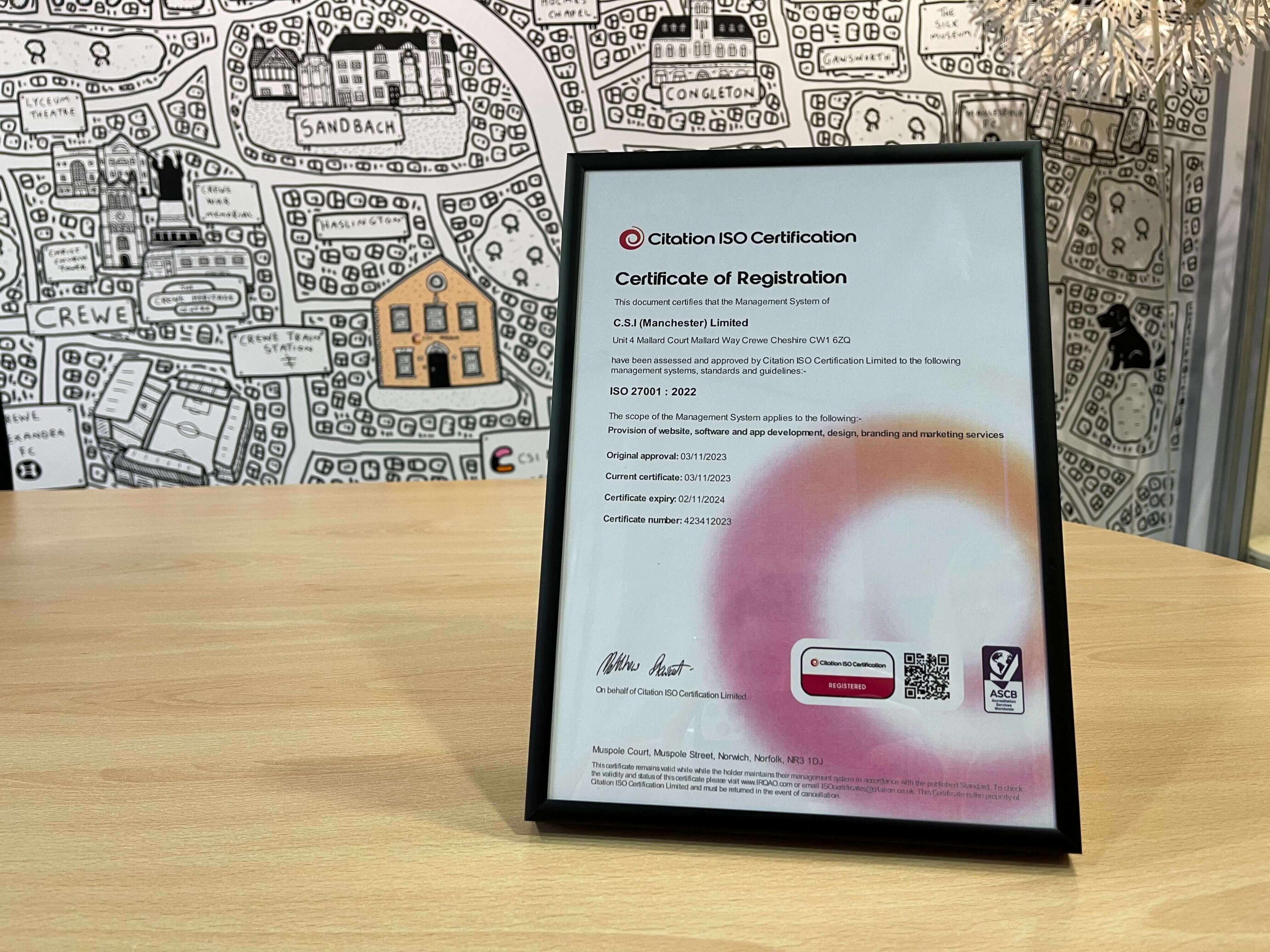 ISO 27001 Certificate